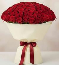 Букет 101 Красная роза Милано в Мишутино