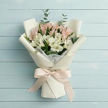 Букет цветов из:  Альстромерии #REPLACE_PRED# Мишутино