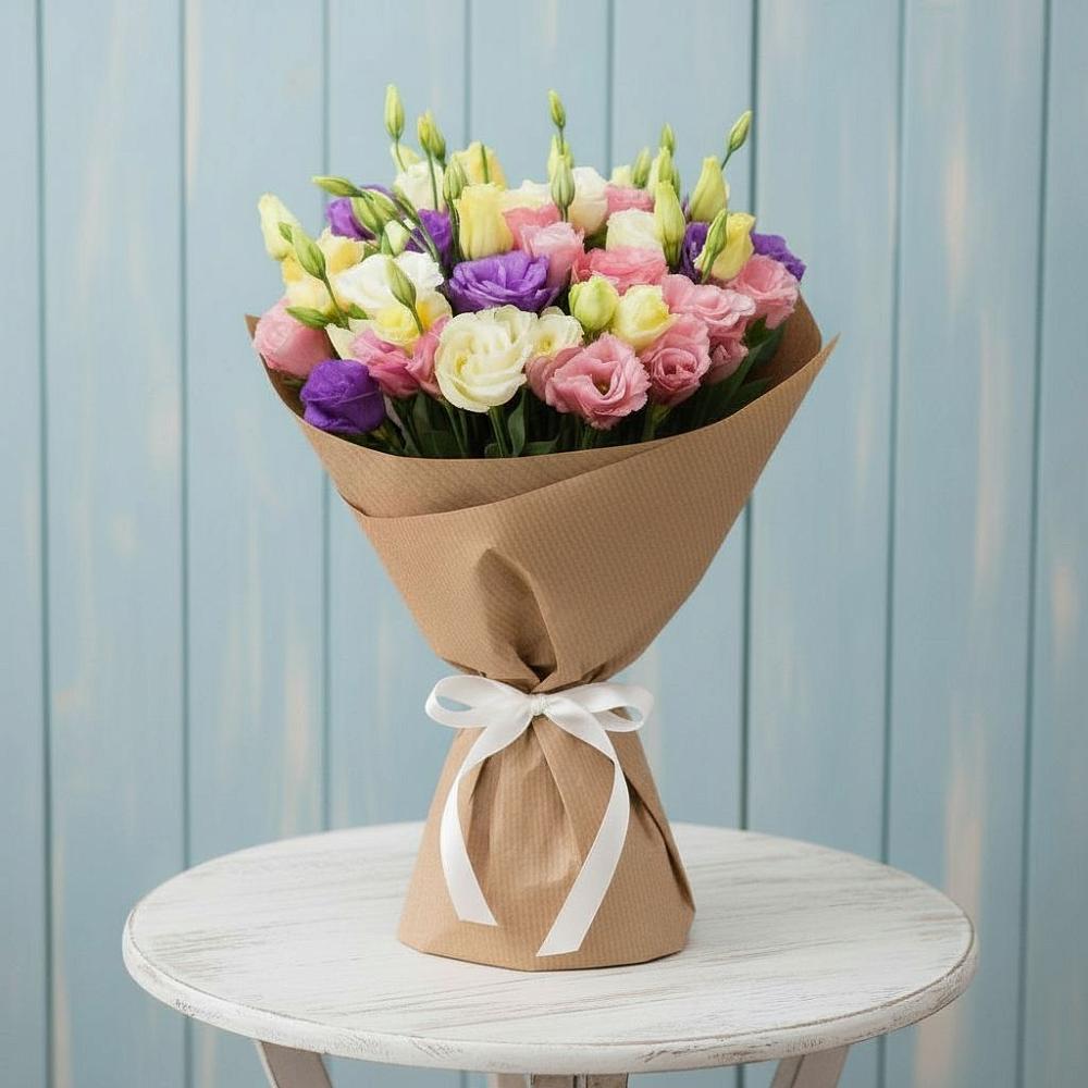 Букет цветов из: Лизиантусы в Мишутино