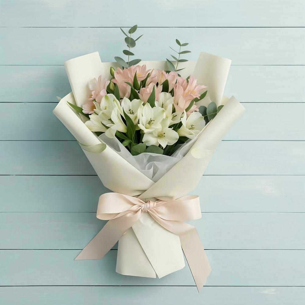 Букет цветов из: Альстромерии в Мишутино