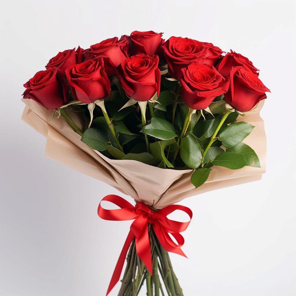 Букет 11 Красных роз Эдлесс Лав в Мишутино