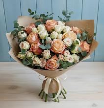 Букет цветов из:  Альстромерии и Розы #REPLACE_PRED# Мишутино